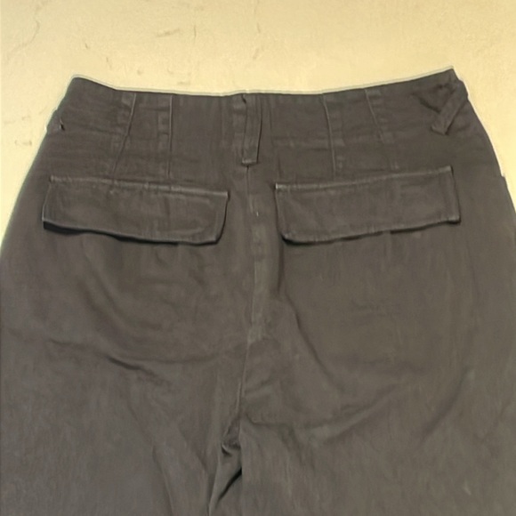 Black, high rise, wide leg pants - Picture 3 of 5